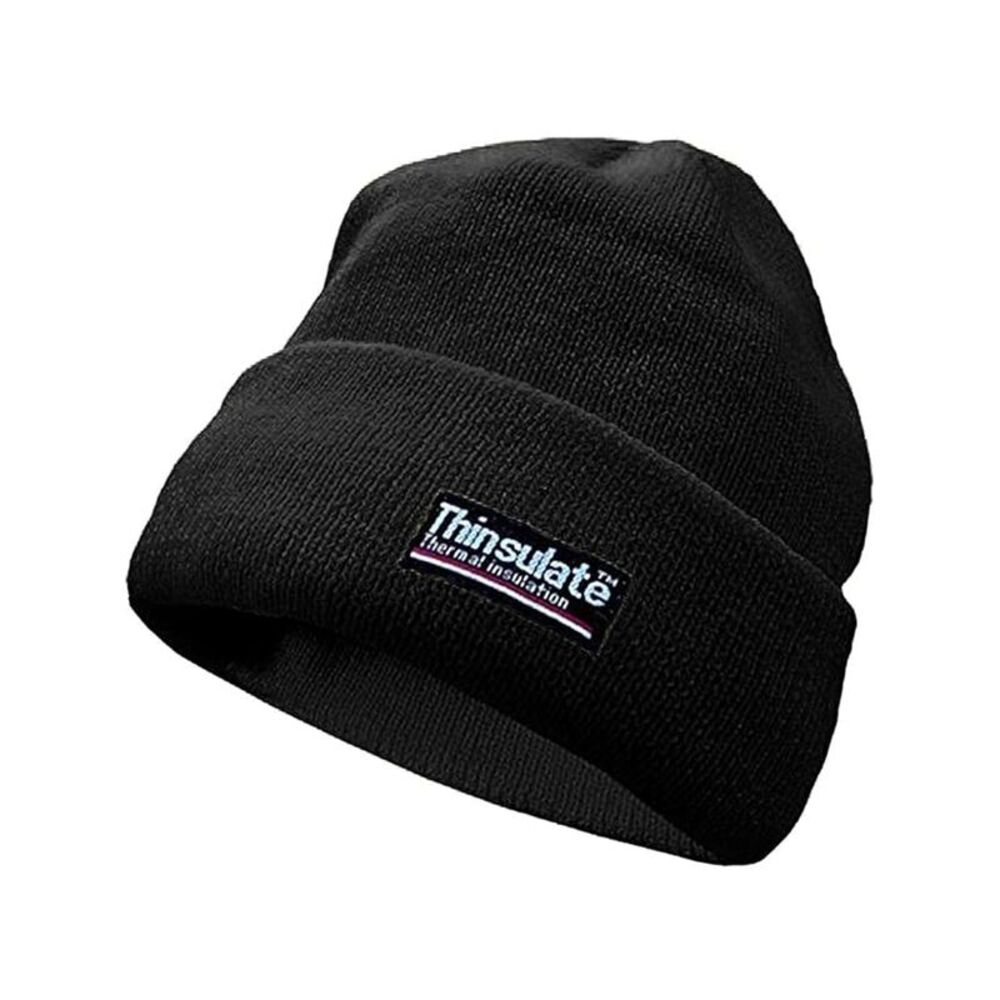 Yoko Unisex Hi-Vis Thermal 3M Thinsulate Winter Hat / Black